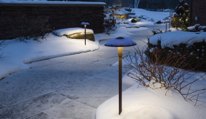 Landscape Lighting Adds Drama and Interest to a Winter Landscape ...